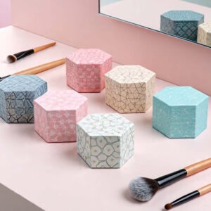 Custom Cosmetic Hexagon Boxes