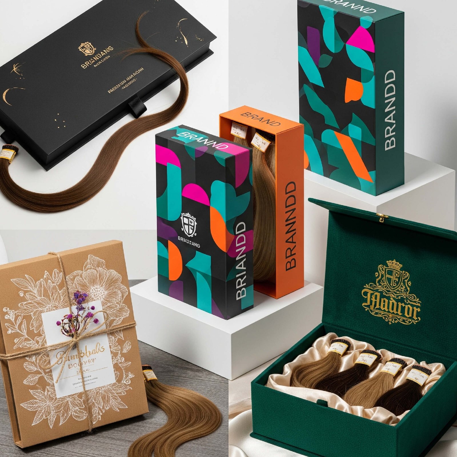 Luxury Hair Extensions Packaging 3