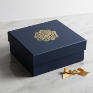 custom gold foil box